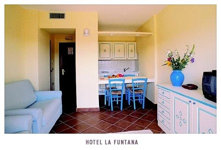 interno dell'Hotel La Funtana