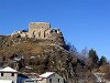 veduta del castello di Cariseto in alta Val Trebbia