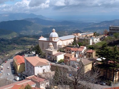 panorama di Lanusei capoluogo della provincia di Ogliastra