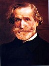 ritratto pittorico di Giuseppe Verdi