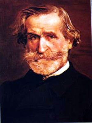 ritratto pittorico di Giuseppe Verdi