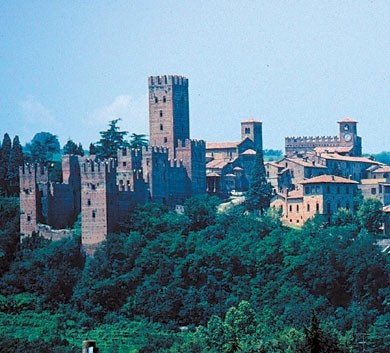 veduta della provincia piacentina: Castell'Arquato 