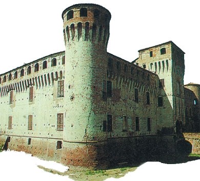 l'imponente Rocca di Monticelli d'Ongina
