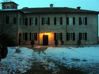 la villa all'interno del castello di Sarmato