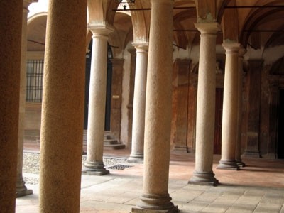 interno di Palazzo Scotti a Piacenza