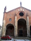 Piacenza: facciata della chiesa di Sant'Eufemia