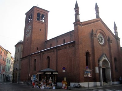 la bella chiesa di Santa Brigida a Piacenza