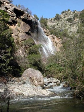 cascata in Ogliastra