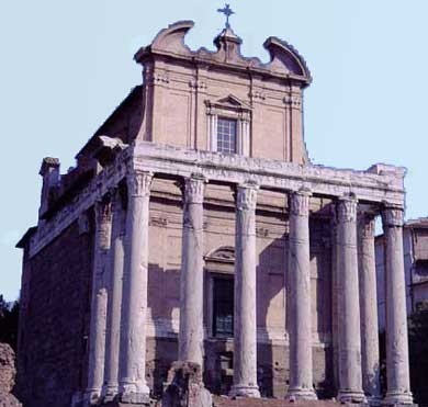 Foro Romano: Tempio di Antonino e Faustina