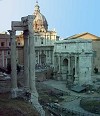 Foro Romano: Tempio di Vespasiano e Tito