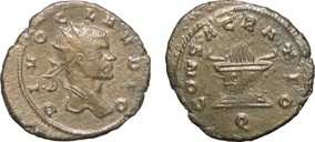 Divo Claudio nelle monete dell'epoca