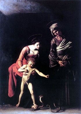 Villa Borghese: Caravaggio - Madonna dei palafrenieri
