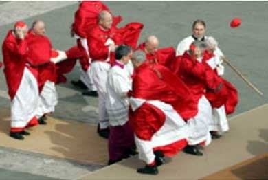 cardinali nelle leggende romane