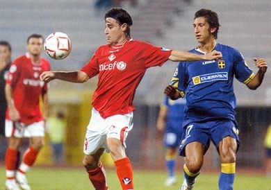 Daniele Cacia bomber del Piacenza Calcio campionato 2005/6