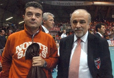 il presidente della Copra Berni Volley Guido Molinaroli