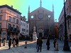 Piacenza: Piazza Cavalli e la chiesa di San Francesco