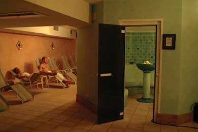 sauna e relax al Centro Benessere di Terme del Porto