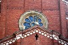 scorcio della facciata dell'Abbazia di Chiaravalle della Colomba