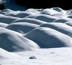 cunette di neve in valle d'Aosta