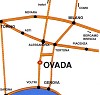 cartina dell'Ovadese